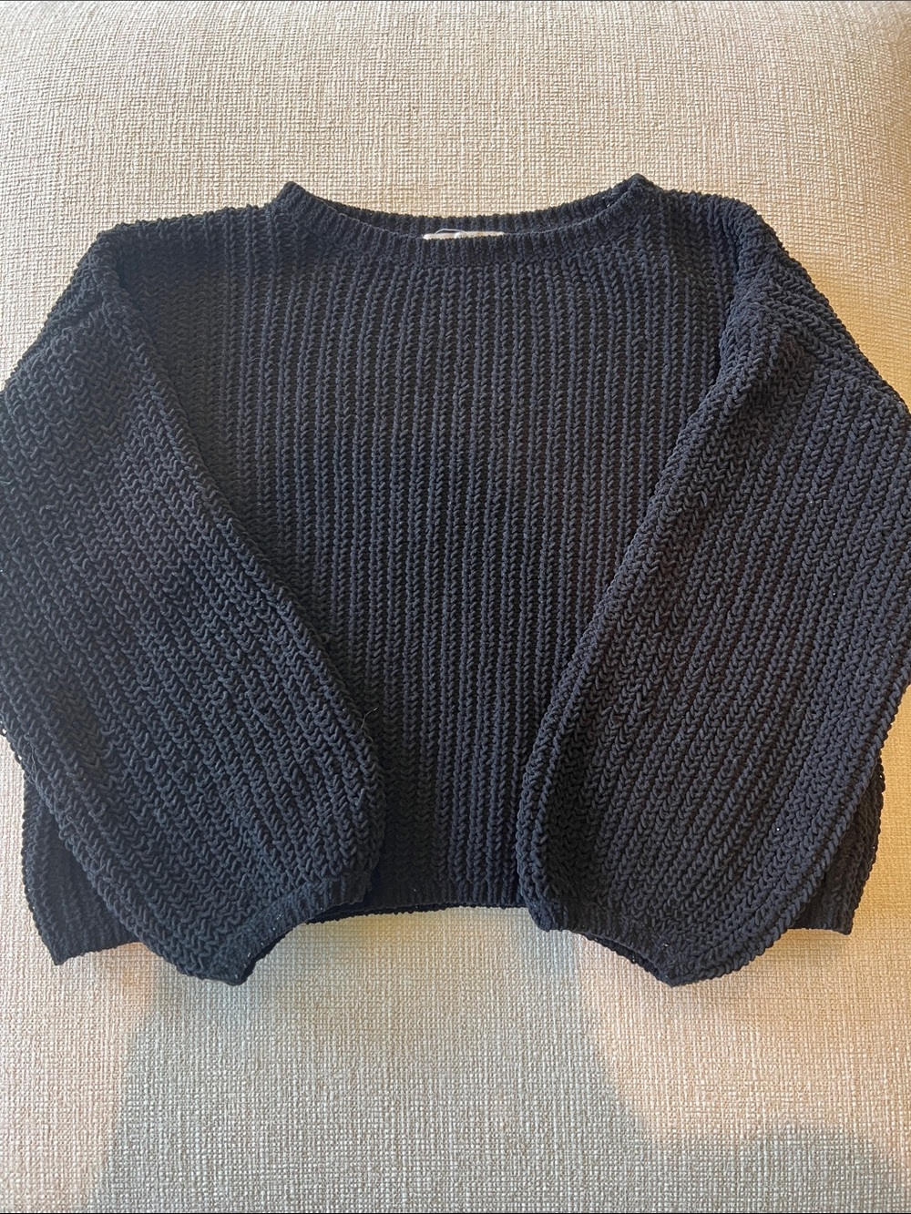 H&M Black Knit Kids Sweater